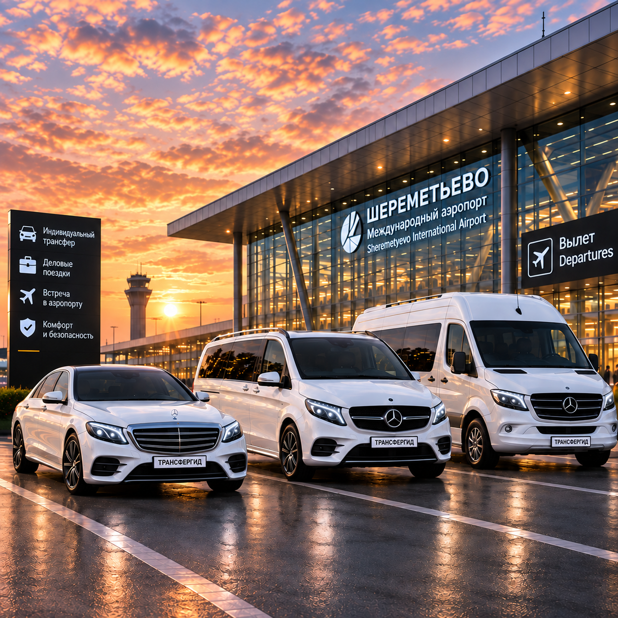 Туристический автобус для группового трансфера